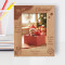 Giving And Receiving Love Is The Only Guarantee Of Having Merry Christmas Personalized Wooden Frame 5" x 7" Brown (Vertical)
