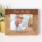 A Smile Is The Prettiest Thing You'll Ever Wear Personalized Wooden Frame-7" x 5" Brown Horizontal