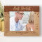 A Smile Is The Prettiest Thing You'll Ever Wear Personalized Wooden Frame-10" x 8" Brown Horizontal
