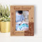 Best Dentist Personalized Wooden Frame 4" x 6" Brown (Vertical)