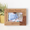 Best Dentist Personalized Wooden Frame-6" x 4" Brown Horizontal