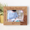 Best Dentist Personalized Wooden Frame-7" x 5" Brown Horizontal