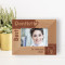 Best Dentist Personalized Wooden Frame-5" x 3 1/2" Brown Horizontal