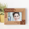 Best Dentist Personalized Wooden Frame-6" x 4" Brown Horizontal