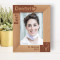 Best Dentist Personalized Wooden Frame 5" x 7" Brown (Vertical)