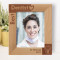 Best Dentist Personalized Wooden Frame 8" x 10" Brown (Vertical)