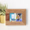 Smiles Are Contagious So Go Forth And Contaminate As Many People As You Can Personalized Wooden Frame-5" x 3 1/2" Brown Horizontal