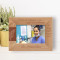 Smiles Are Contagious So Go Forth And Contaminate As Many People As You Can Personalized Wooden Frame-6" x 4" Brown Horizontal