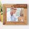 A Smile Is The Prettiest Thing You'll Ever Wear Personalized Wooden Frame-10" x 8" Brown Horizontal