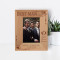 Best Man Today Best Friend Forever Personalized Wooden Frame 3" x 5" Brown (Vertical)