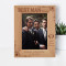 Best Man Today Best Friend Forever Personalized Wooden Frame 5" x 7" Brown (Vertical)