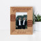 Thanks For Standing By My Side Today And Always Personalized Wooden Frame 3" x 5" Brown (Vertical)
