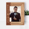Thank You For Being My Groomsman On My Wedding Day Personalized Wooden Frame 5" x 7" Brown (Vertical)