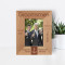 I Honor Our Friendship Personalized Wooden Frame 3" x 5" Brown (Vertical)