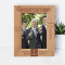 I Honor Our Friendship Personalized Wooden Frame 5" x 7" Brown (Vertical)