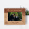 I Thank You For Being My Best Man Personalized Wooden Frame-6" x 4" Brown Horizontal