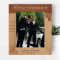 I Thank You For Being My Best Man Personalized Wooden Frame 8" x 10" Brown (Vertical)