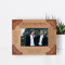 I Thank You For Being My Best Man Personalized Wooden Frame-5" x 3 1/2" Brown Horizontal