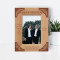 I Thank You For Being My Best Man Personalized Wooden Frame 4" x 6" Brown (Vertical)