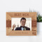 Best Friend Forever Personalized Wooden Frame-6" x 4" Brown Horizontal