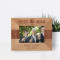 Best Man For A Day Best Friends For Life Personalized Wooden Frame-5" x 3 1/2" Brown Horizontal