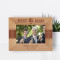 Best Man For A Day Best Friends For Life Personalized Wooden Frame-6" x 4" Brown Horizontal