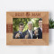 Best Man For A Day Best Friends For Life Personalized Wooden Frame-7" x 5" Brown Horizontal