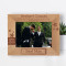 Thank You For Being My Groomsman On My Wedding Day Personalized Wooden Frame-7" x 5" Brown Horizontal