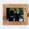Thank You For Being My Groomsman On My Wedding Day Personalized Wooden Frame-10" x 8" Brown Horizontal