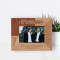 Thank You For Being My Groomsman On My Wedding Day Personalized Wooden Frame-5" x 3 1/2" Brown Horizontal