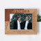 Thank You For Being My Groomsman On My Wedding Day Personalized Wooden Frame-7" x 5" Brown Horizontal