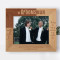 Thank You For Being My Groomsman On My Wedding Day Personalized Wooden Frame-10" x 8" Brown Horizontal