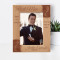 Thanks For Standing By My Side Today And Always Personalized Wooden Frame 5" x 7" Brown (Vertical)