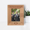 I Honor Your Friendship Personalized Wooden Frame 3" x 5" Brown (Vertical)