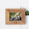 I Honor Your Friendship Personalized Wooden Frame-5" x 3 1/2" Brown Horizontal