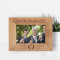 I Honor Your Friendship Personalized Wooden Frame-6" x 4" Brown Horizontal