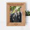 I Honor Your Friendship Personalized Wooden Frame 5" x 7" Brown (Vertical)
