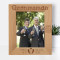 I Honor Your Friendship Personalized Wooden Frame 8" x 10" Brown (Vertical)