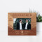 Best Friend Forever Personalized Wooden Frame-5" x 3 1/2" Brown Horizontal