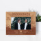 Best Friend Forever Personalized Wooden Frame-6" x 4" Brown Horizontal