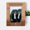 Best Friend Forever Personalized Wooden Frame 5" x 7" Brown (Vertical)