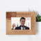 Thank You For Being My Groomsman On My Wedding Day Personalized Wooden Frame-6" x 4" Brown Horizontal