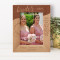 Side By Side Or Miles Apart We Are Sisters Connected By The Heart Personalized Wooden Frame 5" x 7" Brown (Vertical)