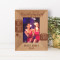 Best Bridesmaid Personalized Wooden Frame 3" x 5" Brown (Vertical)