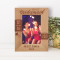 Best Bridesmaid Personalized Wooden Frame 4" x 6" Brown (Vertical)