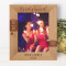 Best Bridesmaid Personalized Wooden Frame 8" x 10" Brown (Vertical)