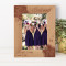Bridesmaid Personalized Wooden Frame 5" x 7" Brown (Vertical)