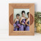 Bridesmaid Personalized Wooden Frame 5" x 7" Brown (Vertical)