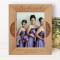 Bridesmaid Personalized Wooden Frame 8" x 10" Brown (Vertical)