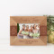 True Friends Are Never Apart Maybe In Distance But Never In Heart Personalized Wooden Frame-5" x 3 1/2" Brown Horizontal